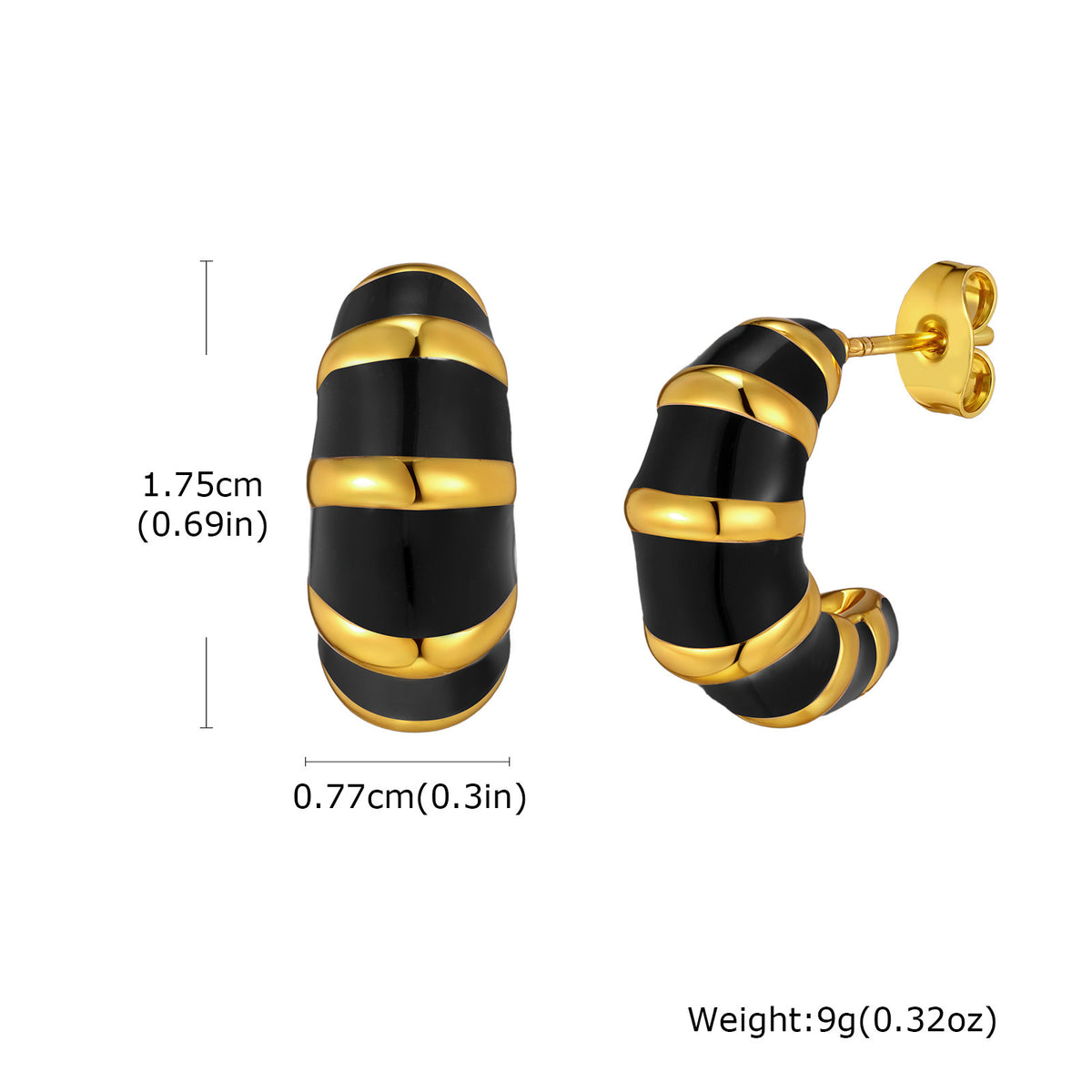 Modern Stainless Steel Earrings — Multiple Styles
