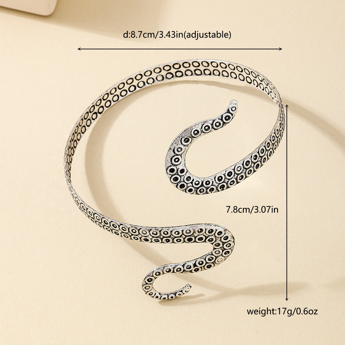 Planderful Vienna Verve Bracelet – Fashionable Metal Octopus Foot Design