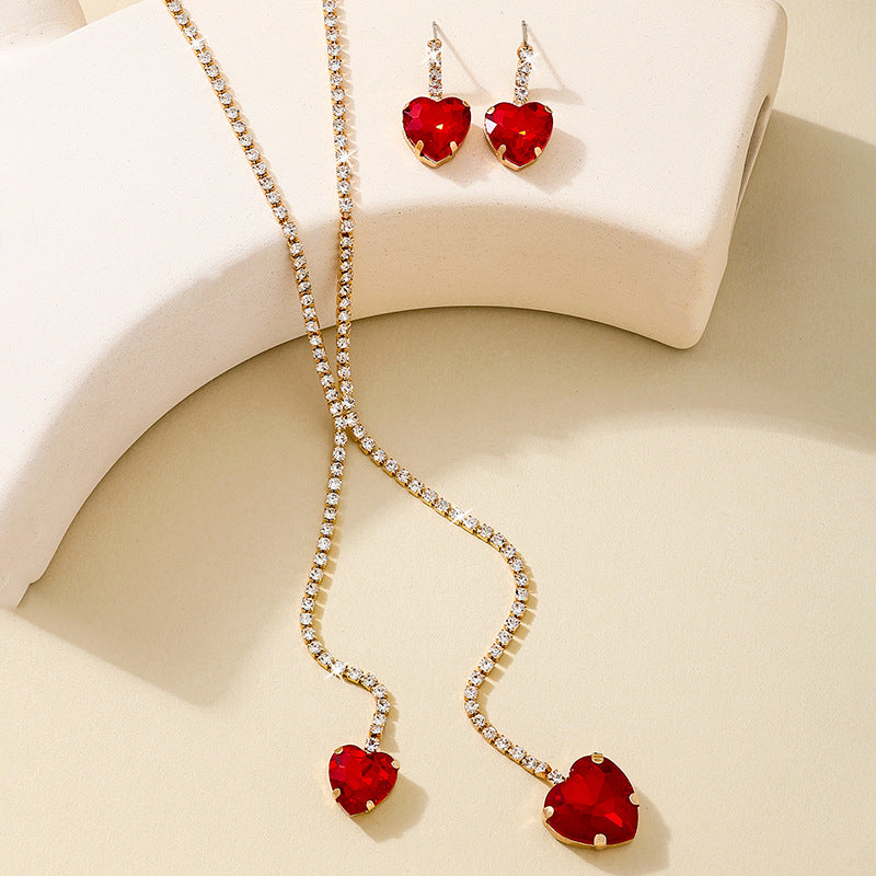 Fashionable Metal Love Flash Jewelry Set by Planderful