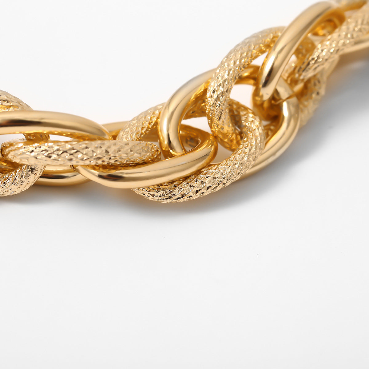 Planderful Vienna Verve Water Ripple Punk Bracelet For Men Handmade Chain Hip Hop Statement