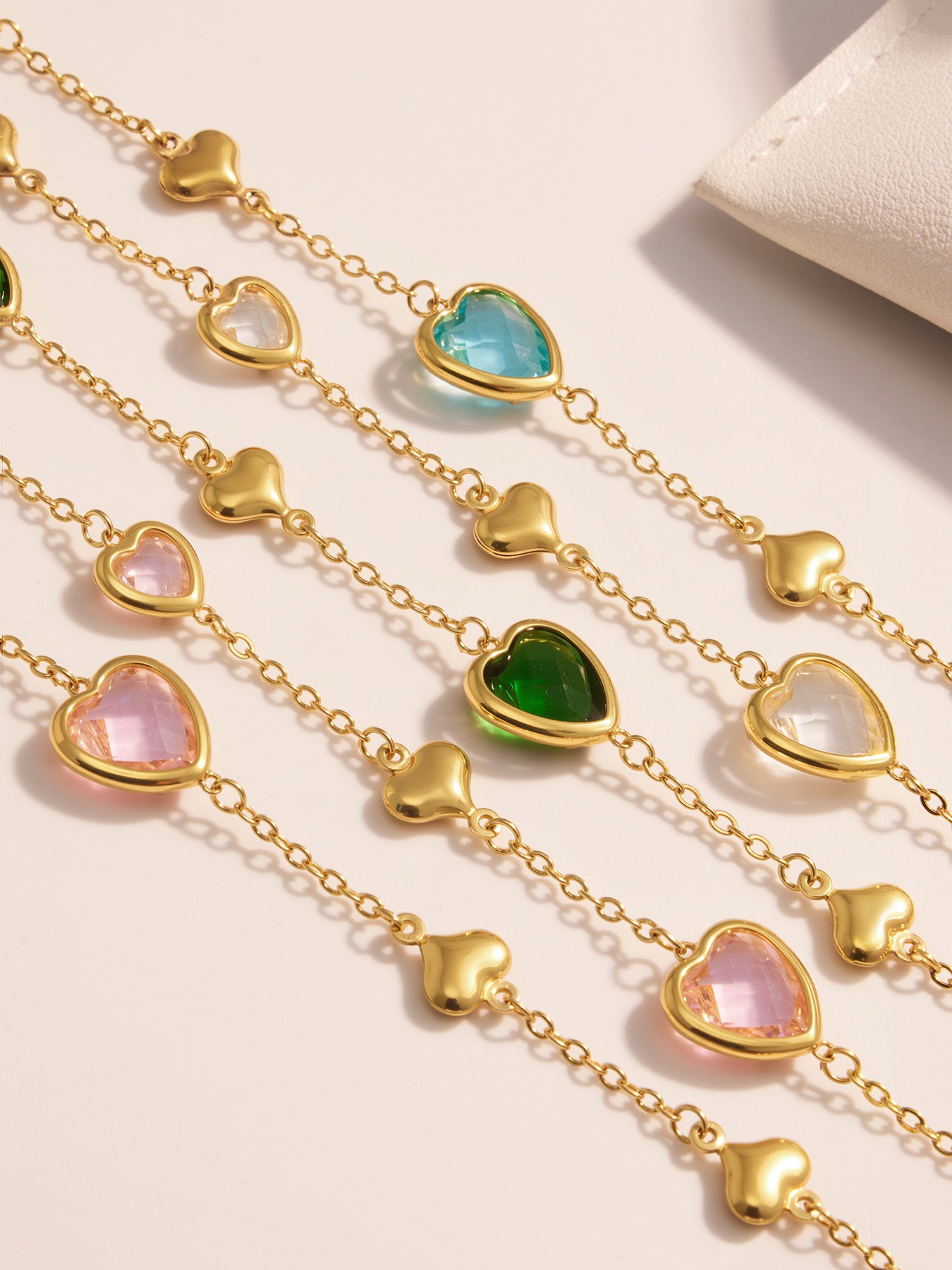 Planderful Hollow Love Clavicle Necklace 18K Gold For Women