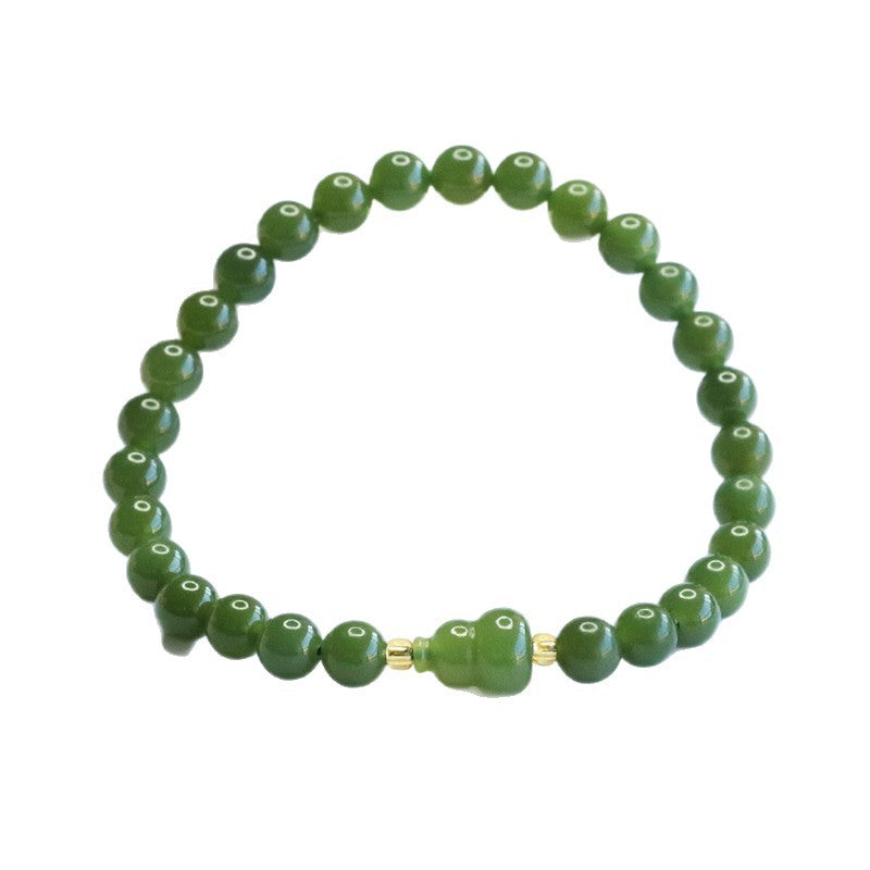 Hetian Jade Gourd Bracelet