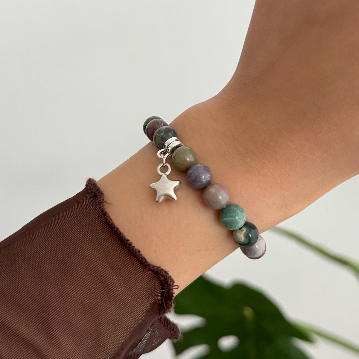Planderful Vienna Verve Ethnic Wind Star Bracelet For Women Retro Gravel Statement Jewelry