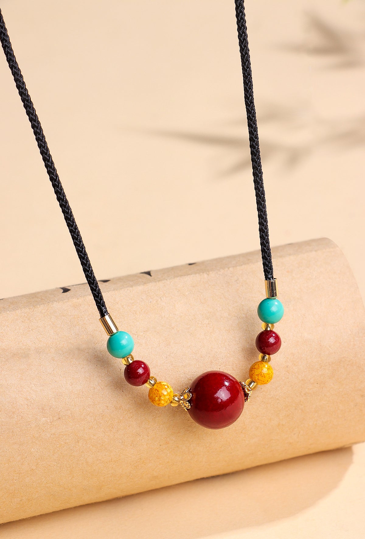 Cinnabar Zodiac Pendant Necklace