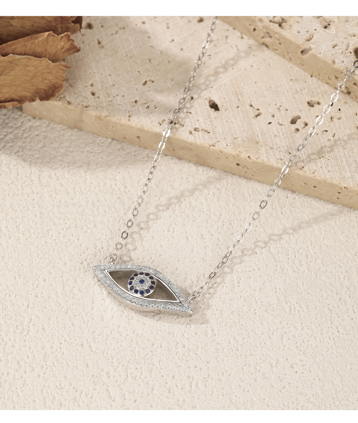 925 Sterling Silver Geometric Necklace