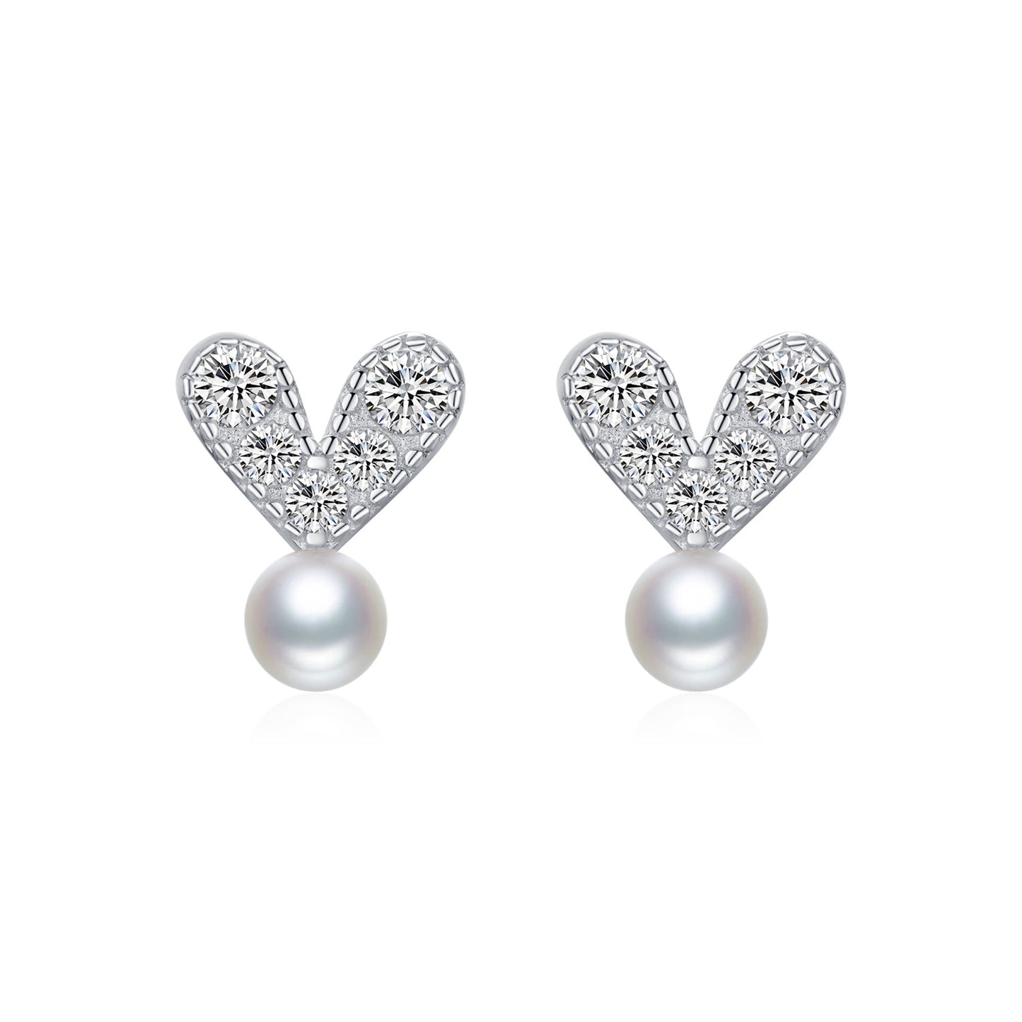 Planderful Everyday Genie Earrings – Exquisite Zircon and Pearl Design