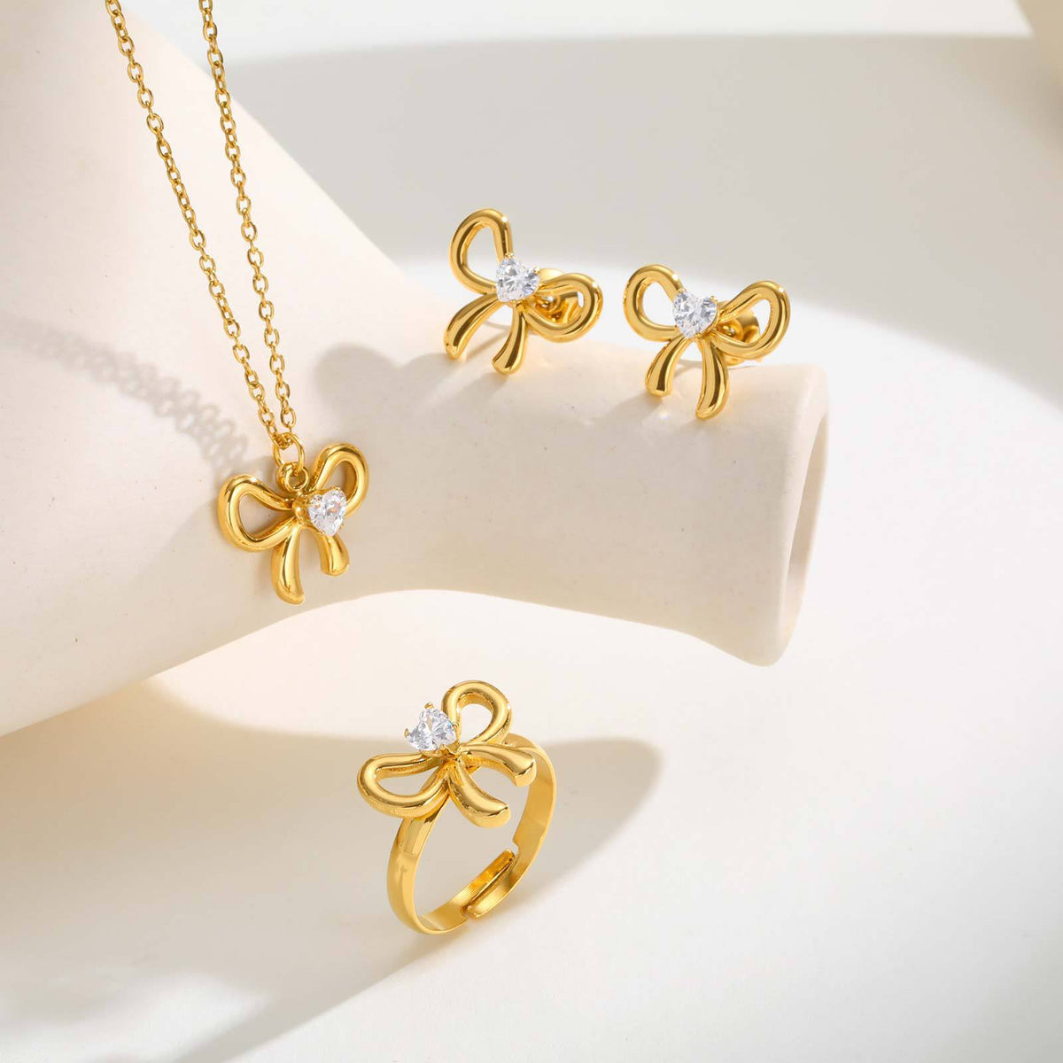 Zircon Jewelry Collection — Earrings, Necklaces & Rings