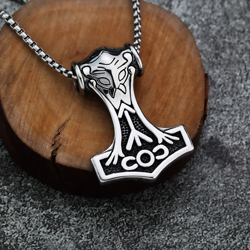 Cross-Border Nordic Viking Pendant Odin Crow Jewelry for Men