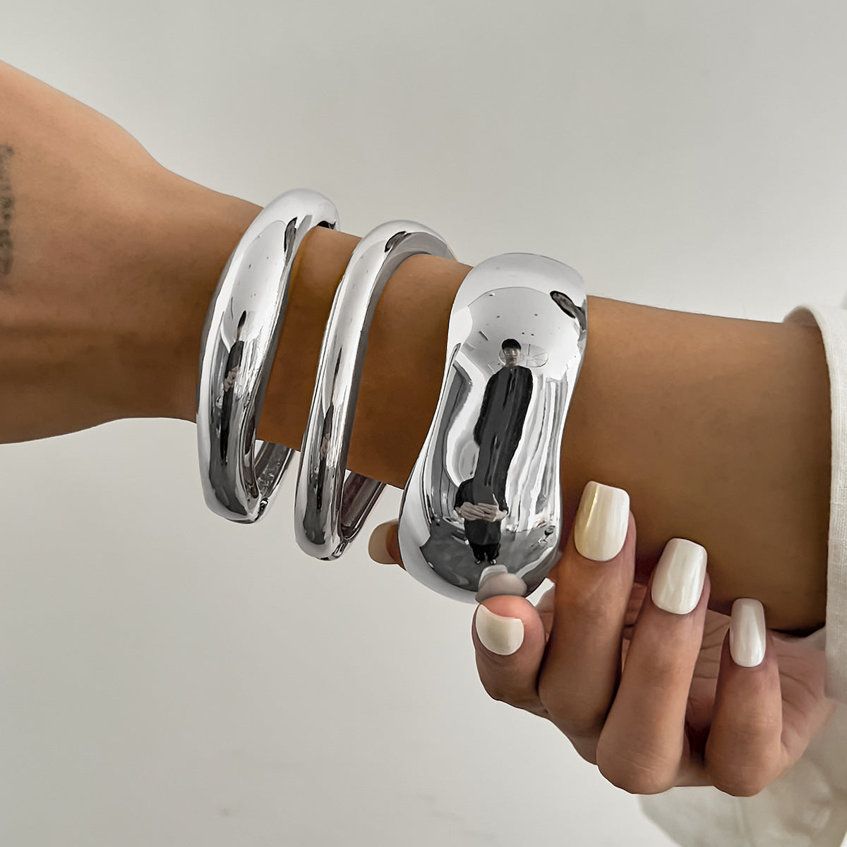 Planderful Geometric Alloy Bracelet Vienna Verve For Women Bold Statement Jewelry