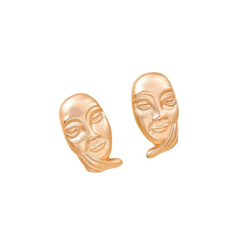 Cross-Border Creative Vienna Verve Face Earrings for Women