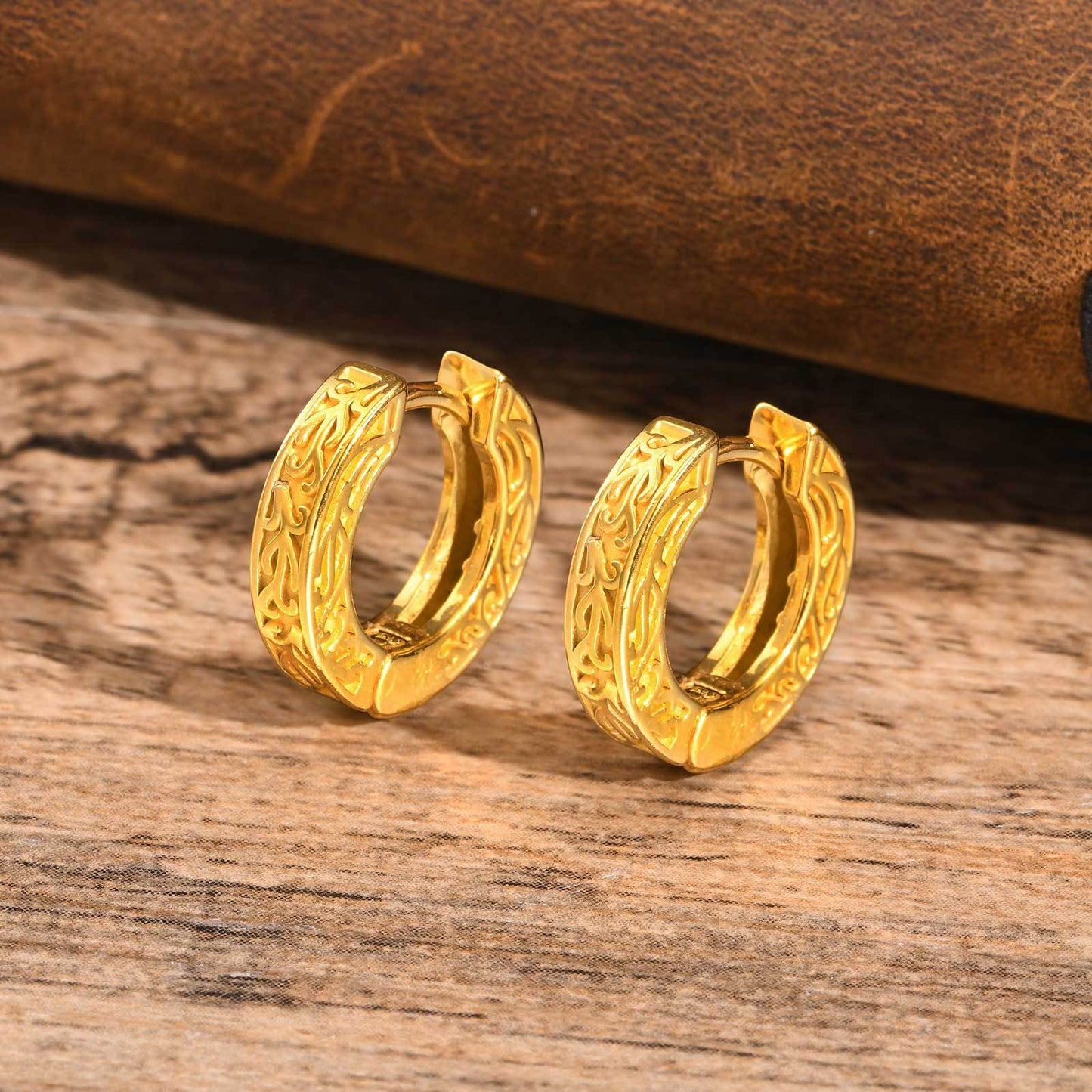 Personalized Men's Stainless Steel Earrings Vintage Hip Hop