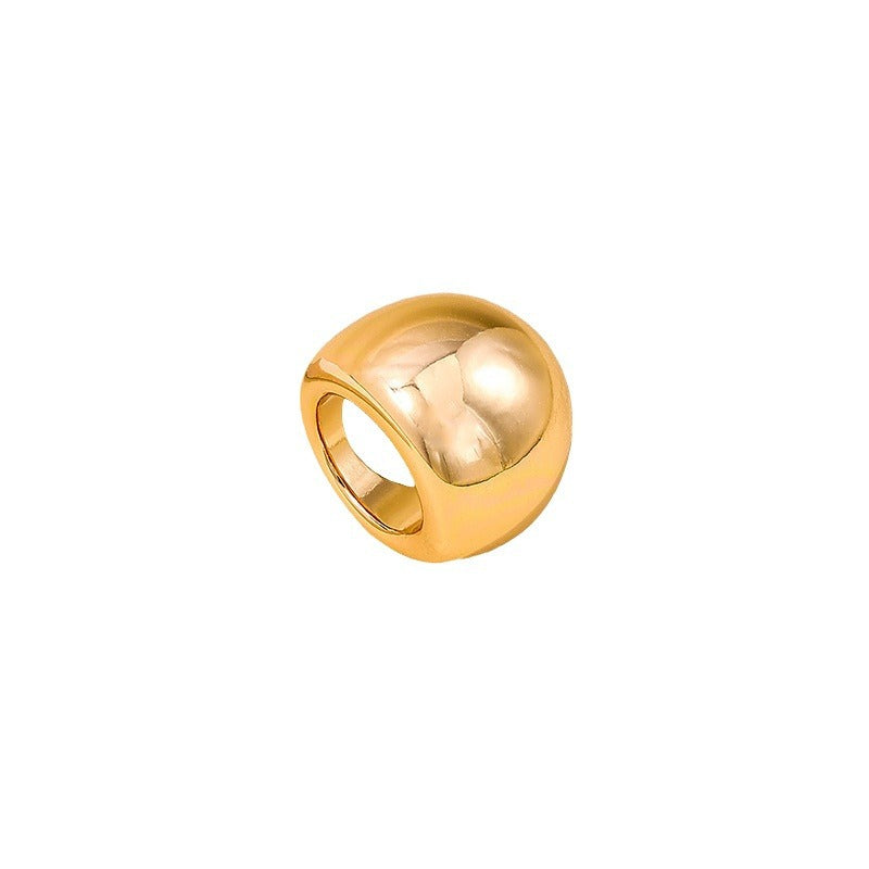 European Chic Retro Geometric Ring - Vienna Verve Collection