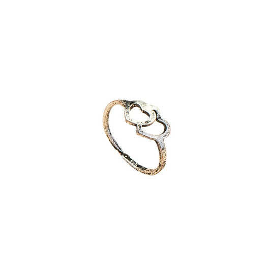 Wholesale Vienna Verve Vintage Love Ring - Handcrafted Metal Jewelry