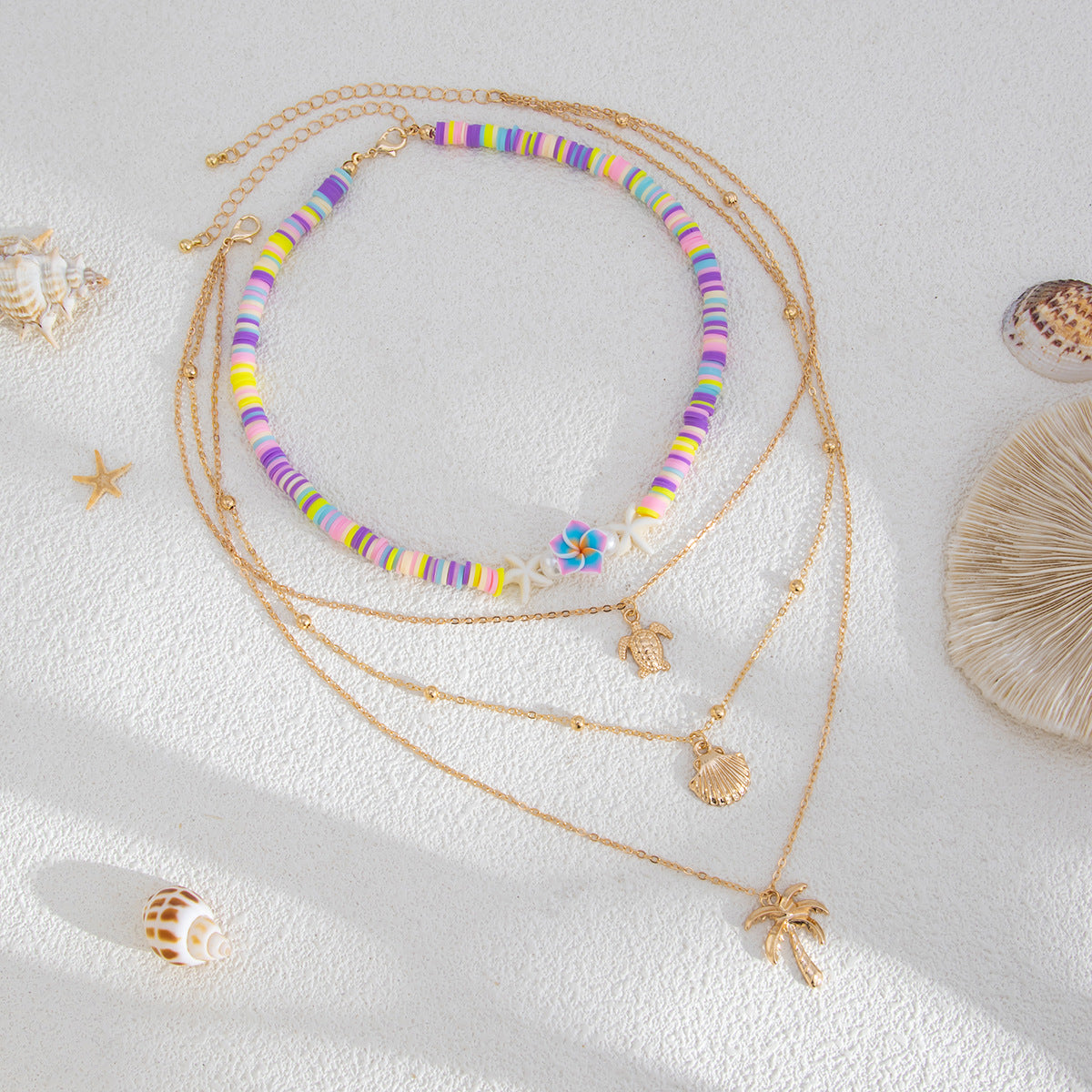 Planderful Vienna Verve Necklace – Multi-Layer Ocean Style Design