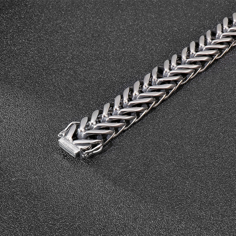 Stylish Men's Stainless Steel Punk Bracelet