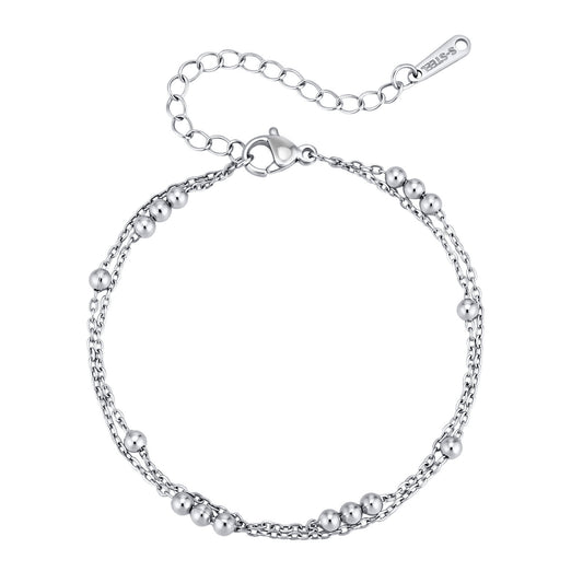 Korean Version Of The Stainless Steel Anklet Unisex