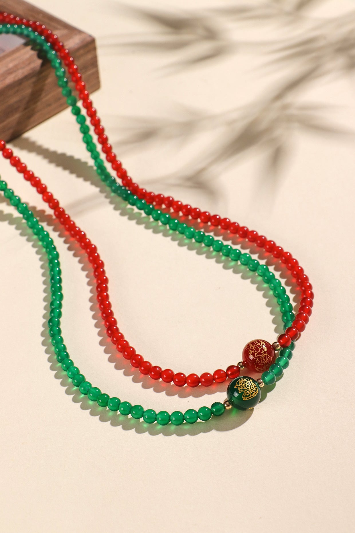 Planderful Fortune's Favor Agate Bracelet – Elegant Chinese Style Design