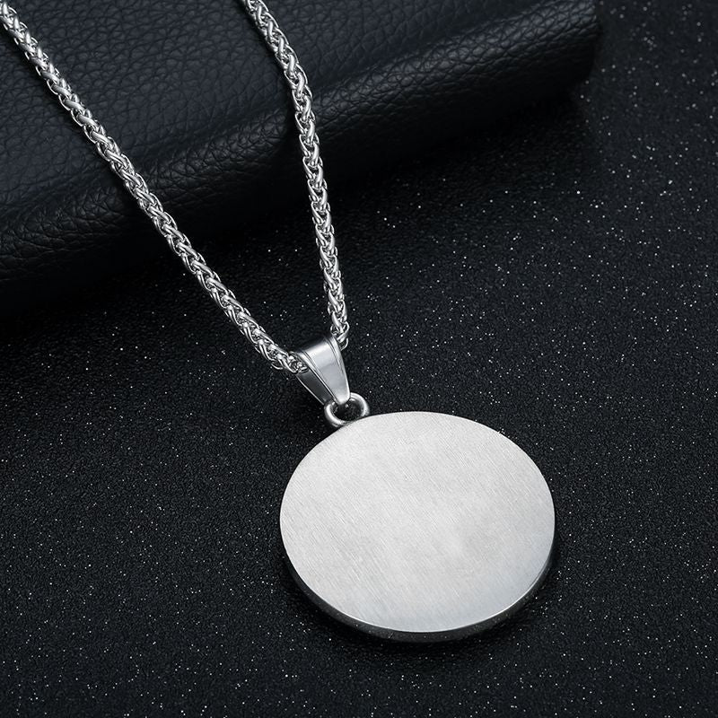 Stainless Steel Necklace - Vintage Nordic Viking Pendant