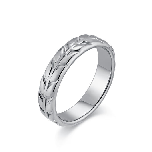 Cross-Border Tulip Flower Stainless Steel Ring Women's Fashion