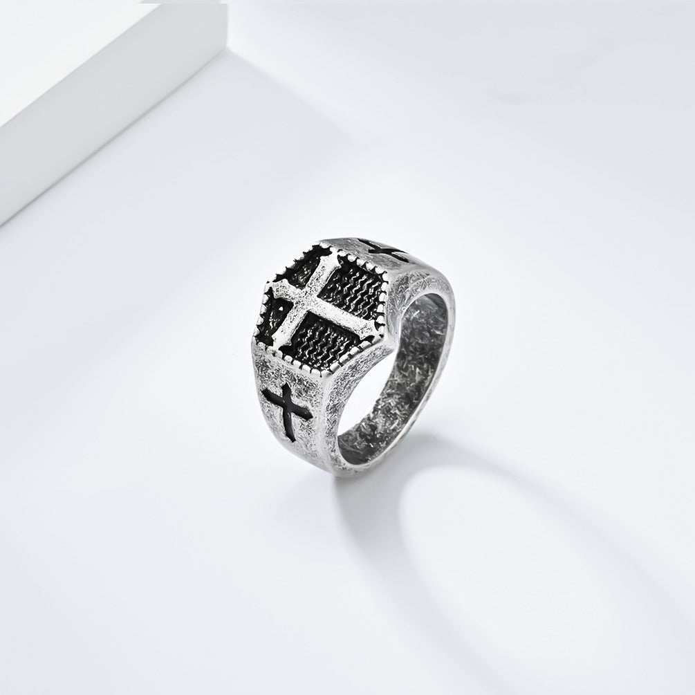 Steel Ring – Vintage Men's Daily Wear