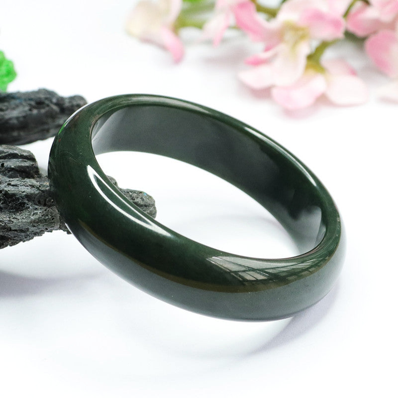 Taqing Hetian Jade Bangle
