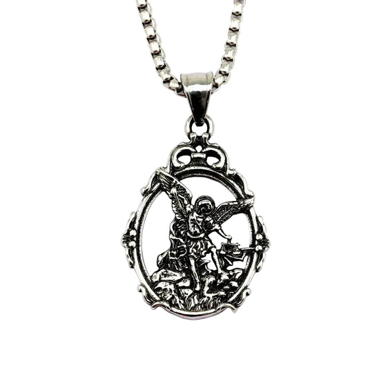 Dragon Angel Men's Pendant Necklace