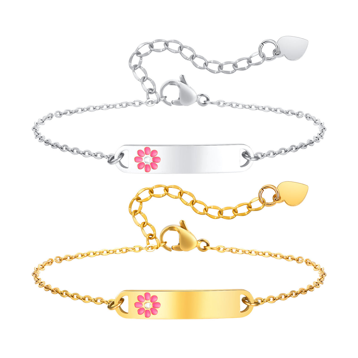 Flower Stainless Steel Bracelet