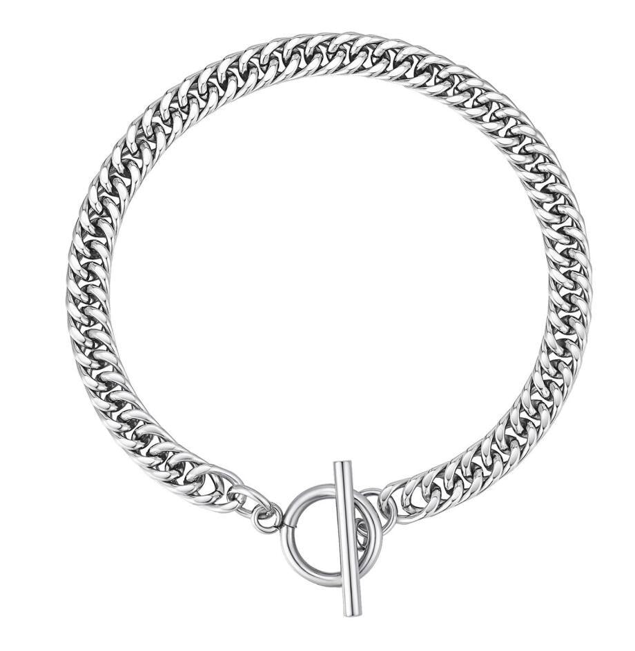 Cuban Chain Minimalist Stainless Steel Bracelet