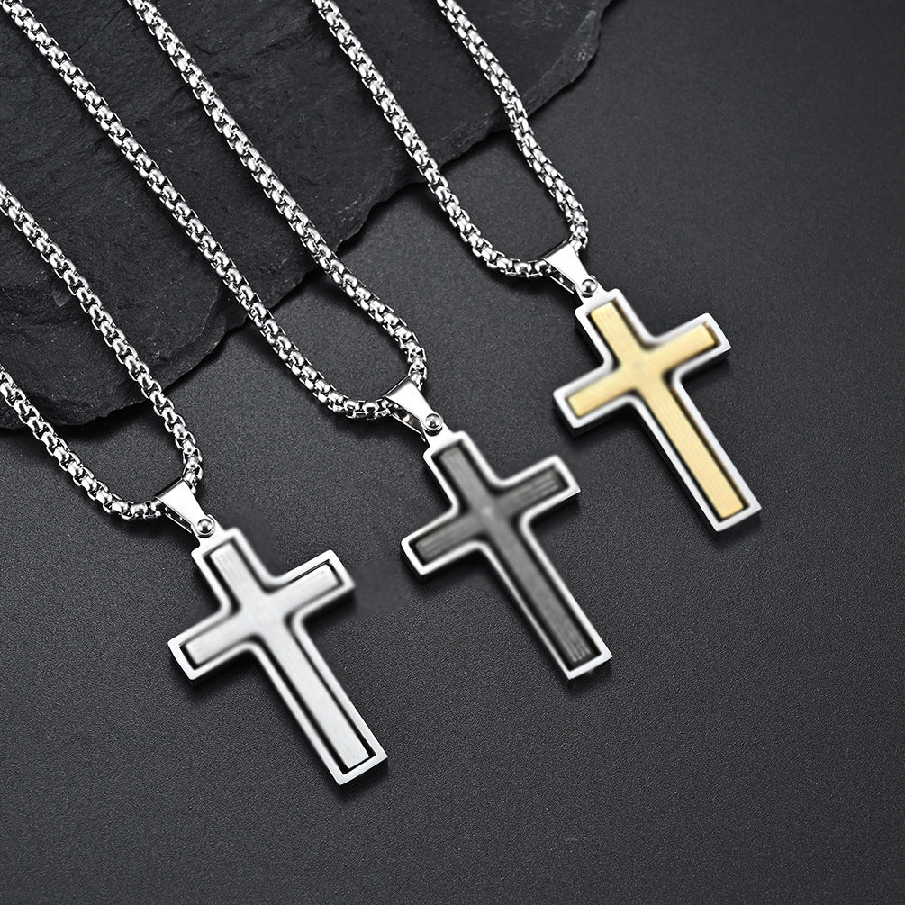 Stainless Steel Cross Necklace
