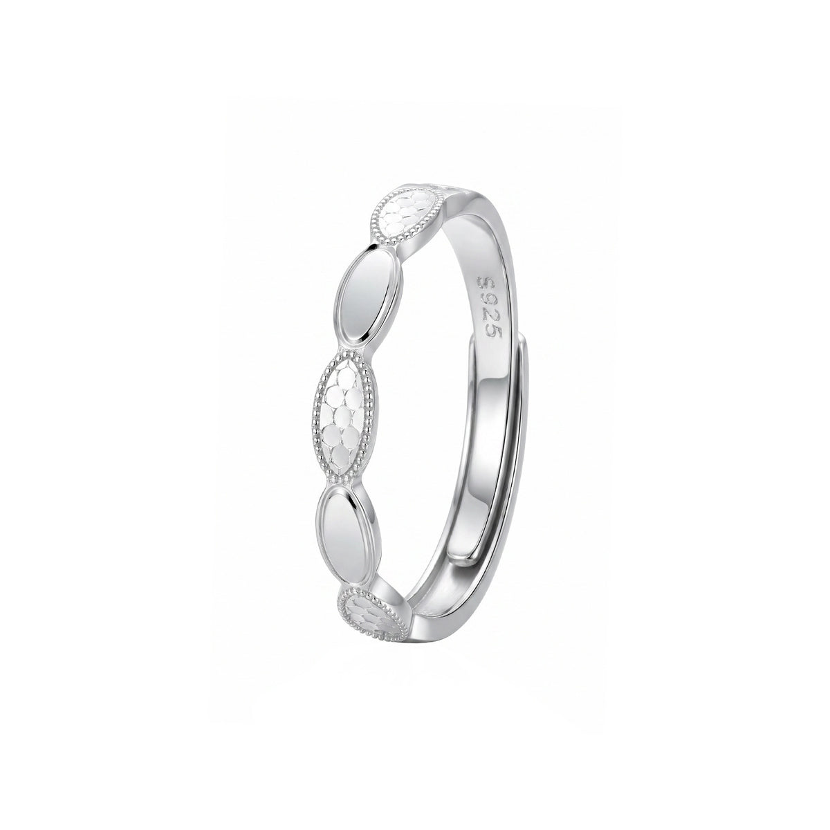 Oval S925 Sterling Silver Ring