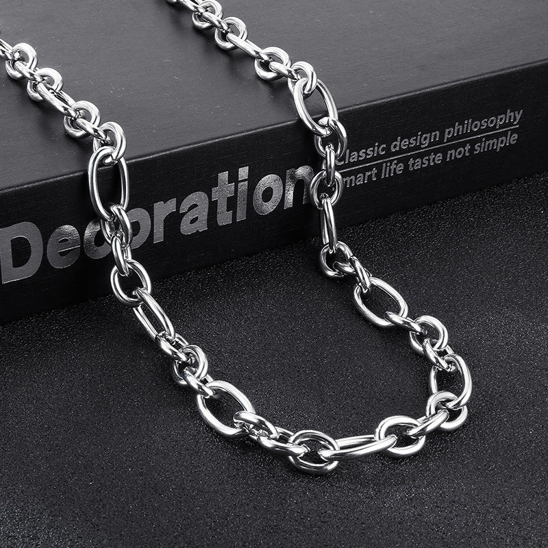 Source Factory Commuter Stainless Steel O Chain Necklace Bracelet Men's Multi-Size 7/10/13 Mmo