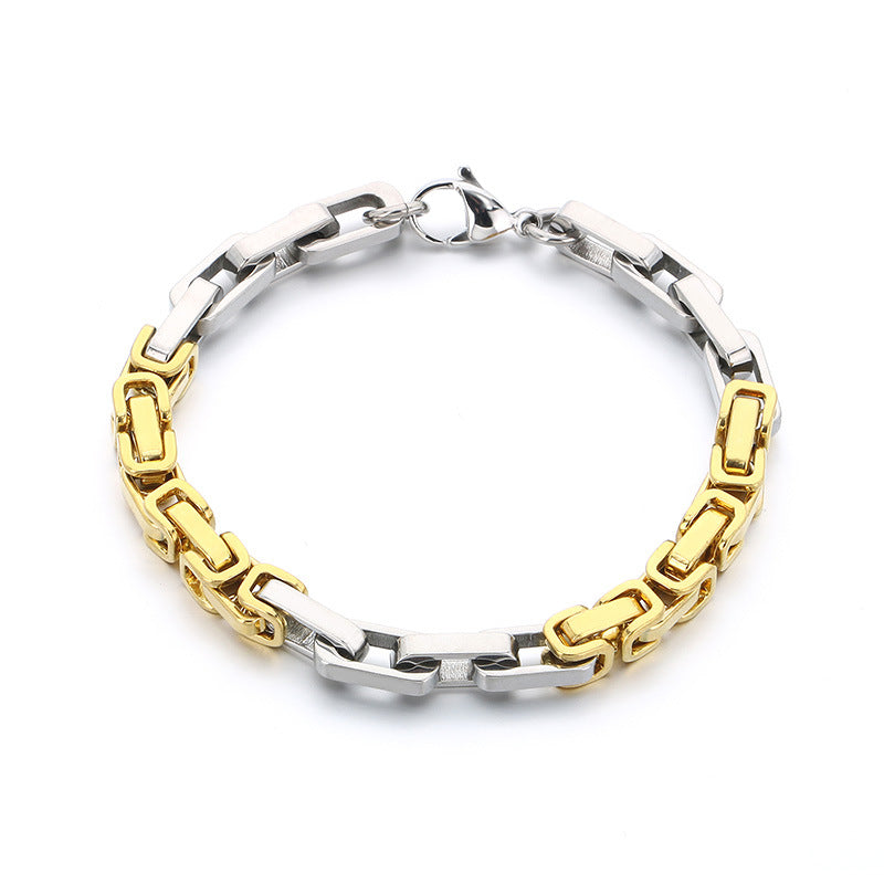 Planderful Everyday Genie Stainless Steel Men Bracelet 6mm