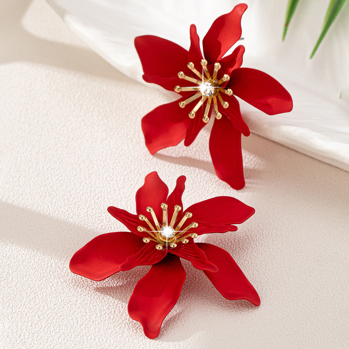 Planderful Vienna Verve Earrings Set – Fashionable Exaggerated Retro Design