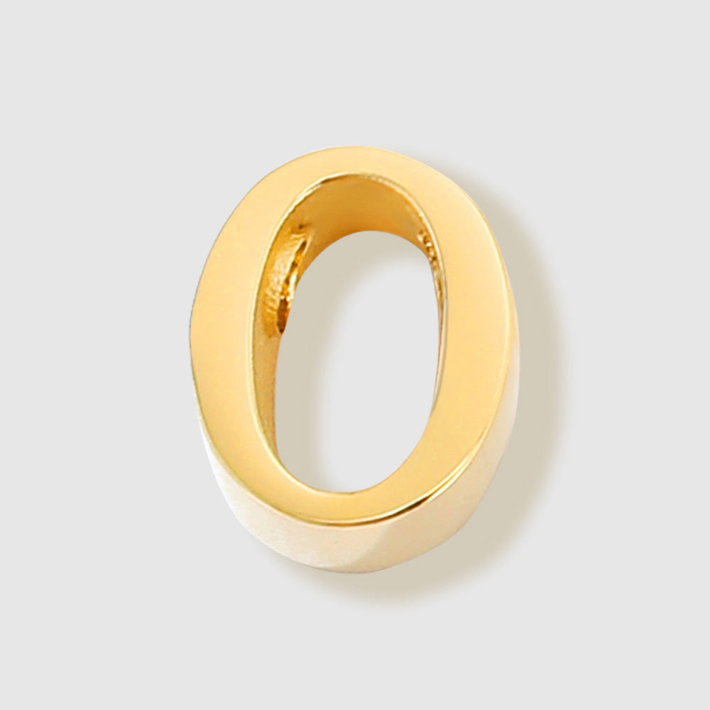 Planderful Jewelry Alphabet Letter Pendant Necklace Stainless Steel Customizable 26 Letters Gift