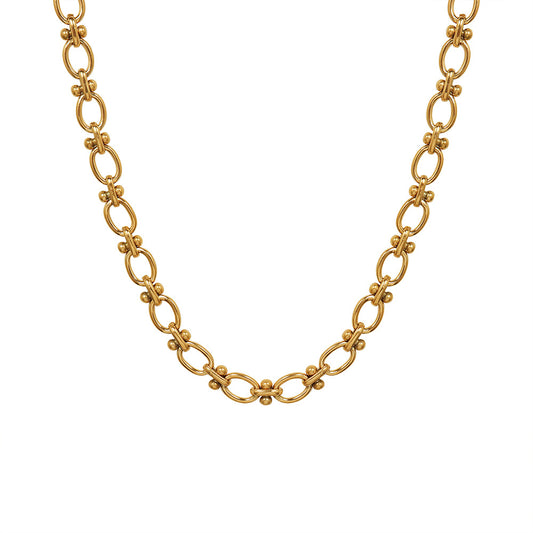 Fashionable Titanium Steel Collarbone Chain Necklace