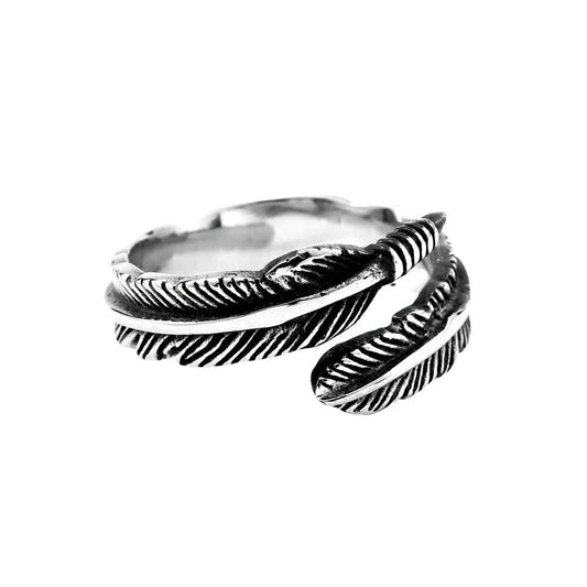 Vintage Viking Stainless Steel Men's Ring