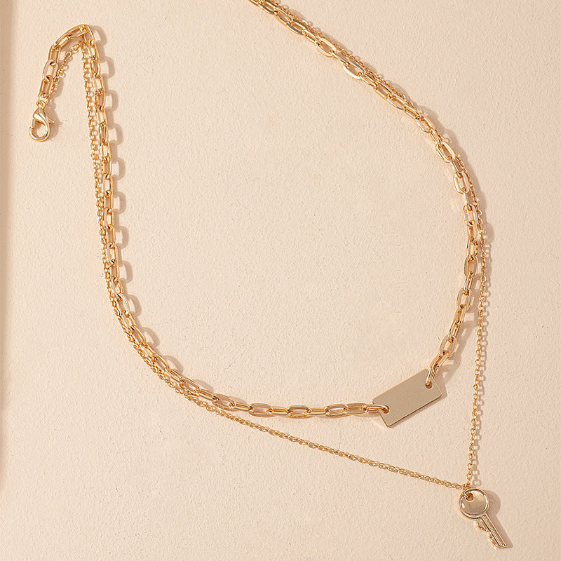 Double Cascade Key Necklace - Vienna Verve Collection