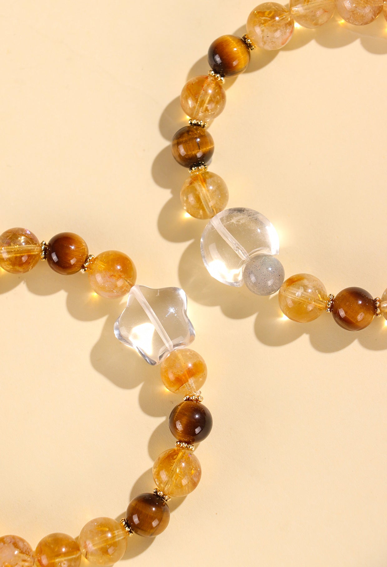 Planderful Fortune's Favor Bracelet – Natural Huangta Crystal Beads for Good Luck