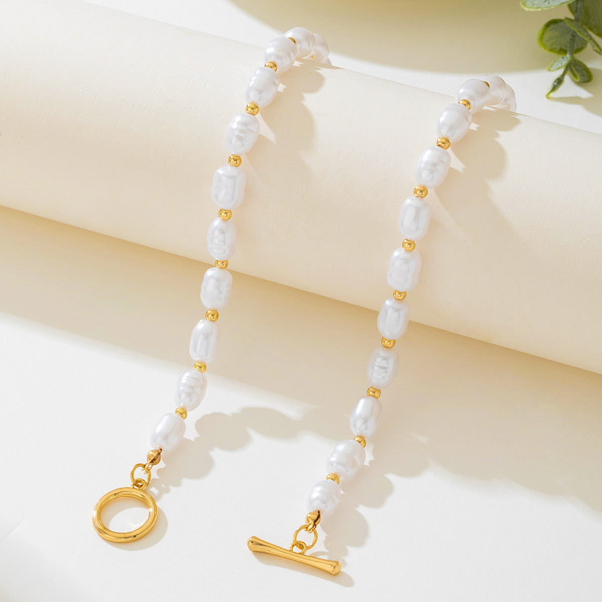 Planderful Vienna Verve Necklace – Elegant Irregular OT Buckle Design