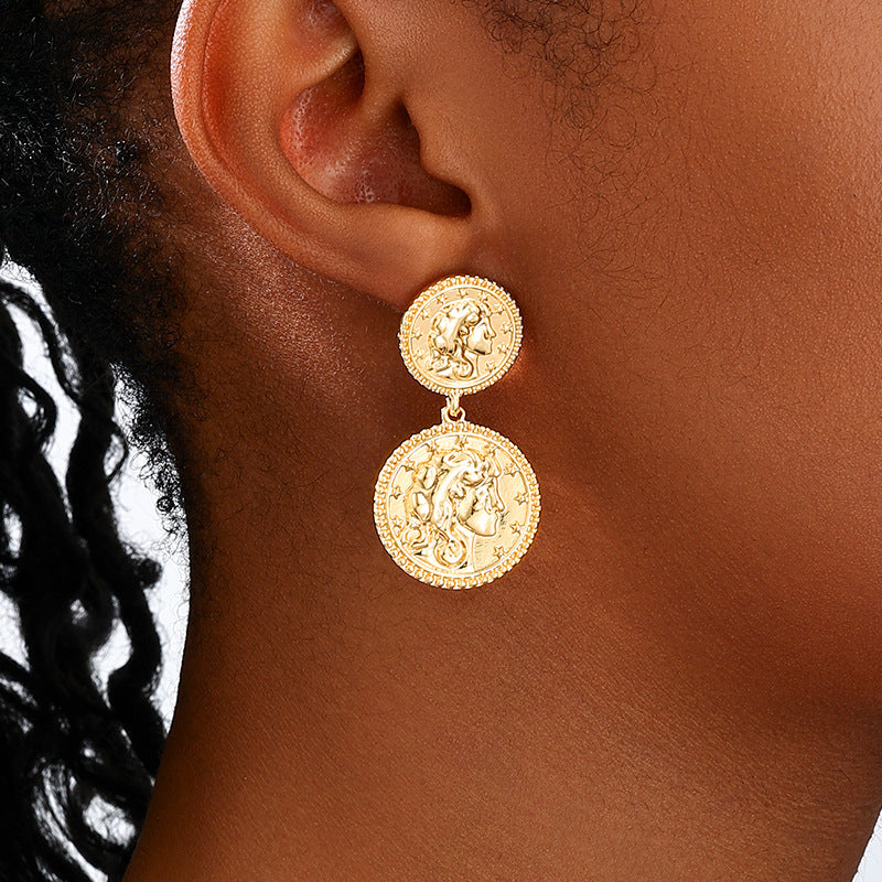 Planderful Vienna Verve Earrings – Elegant European Retro Design