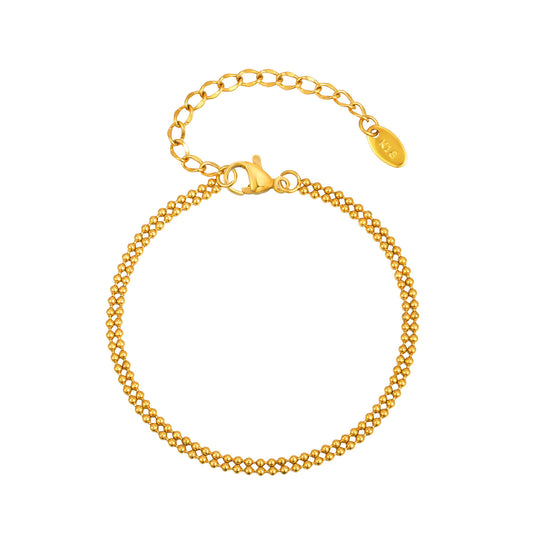 Gold-Plated Stainless Steel Bracelet Unisex