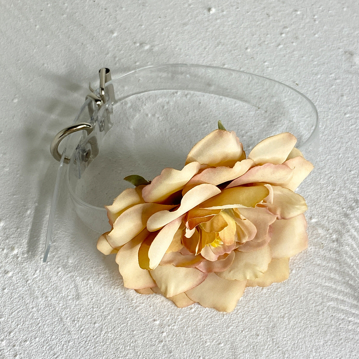 Vienna Verve Spun Silk Necklace with Leather Buckle