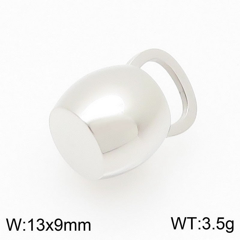 Glossy Kettle Necklace Mini Pot Stainless Steel Men And