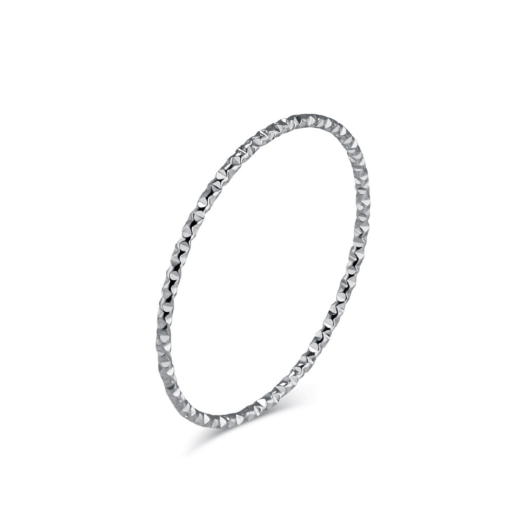 Planderful Everyday Genie 1mm Steel Ring For Unisex Minimalist Wearers Lightweight Luxury Modern Commuter Style