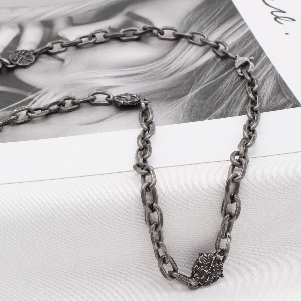 Titanium Steel Necklace For Unisex Protection Statement By Planderful Everyday Genie Collection