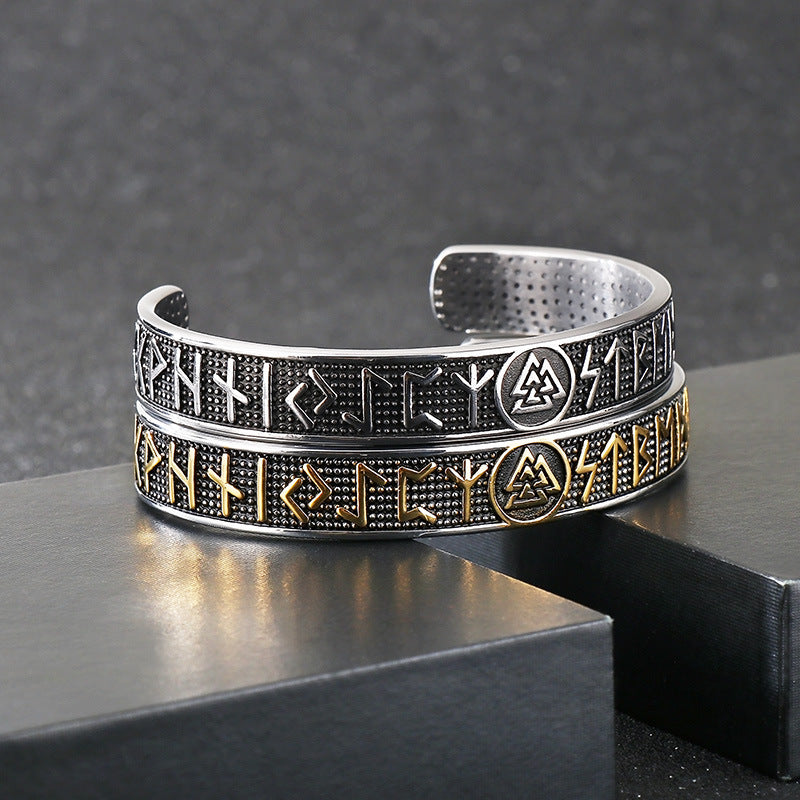 Planderful Viking Rune Bracelet For Men Personalized