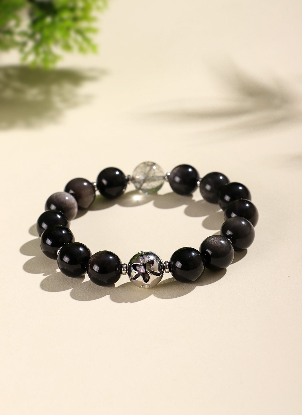 Planderful Fortune's Favor Bracelet – Elegant Pink Crystal and Amethyst Design