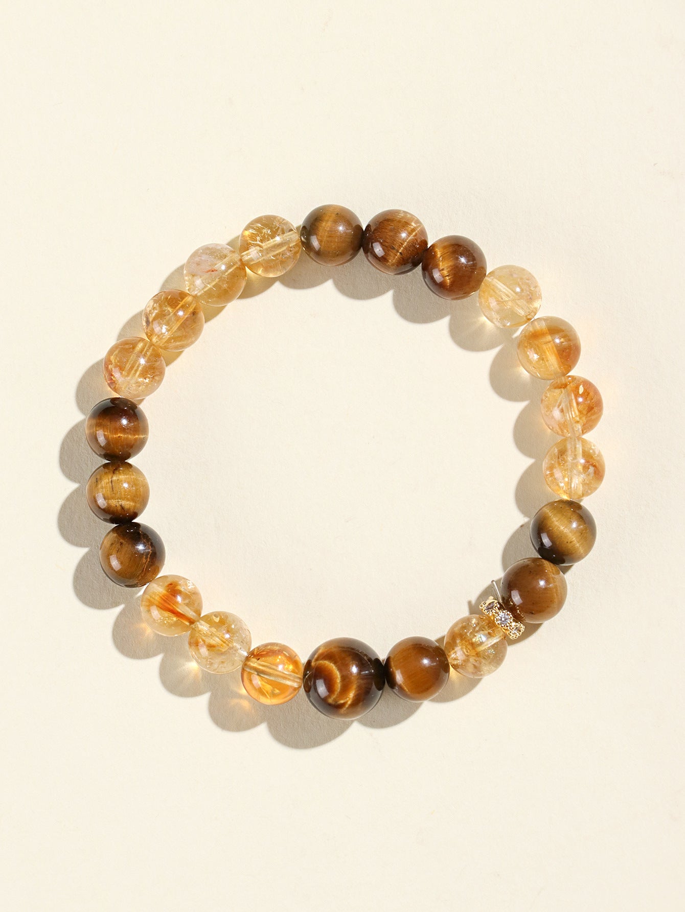 Planderful Fortune's Favor Bracelet – Premium Yellow Tiger Eye Gemstone