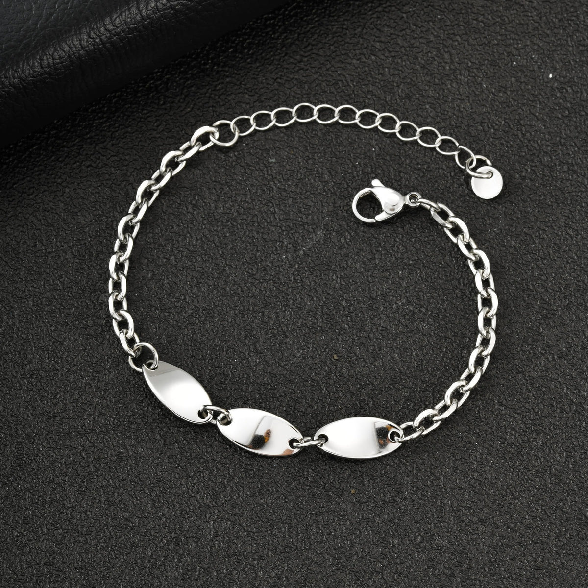 Internet Celebrity Water Wave Stainless Steel Bracelet