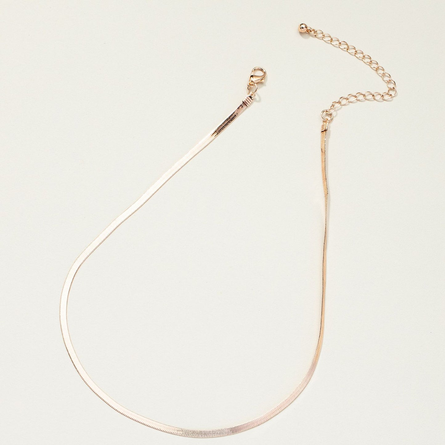 Snake Chain Necklace with Chic European and American Design by Planderful - Vienna Verve Collection